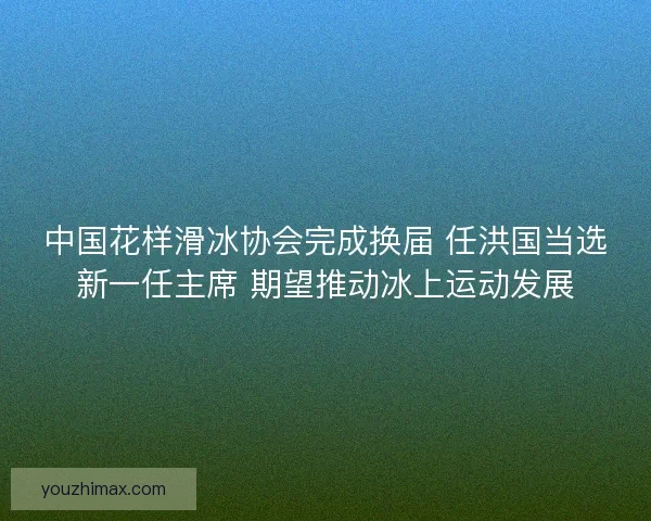 中国花样滑冰协会完成换届 任洪国当选新一任主席 期望推动冰上运动发展